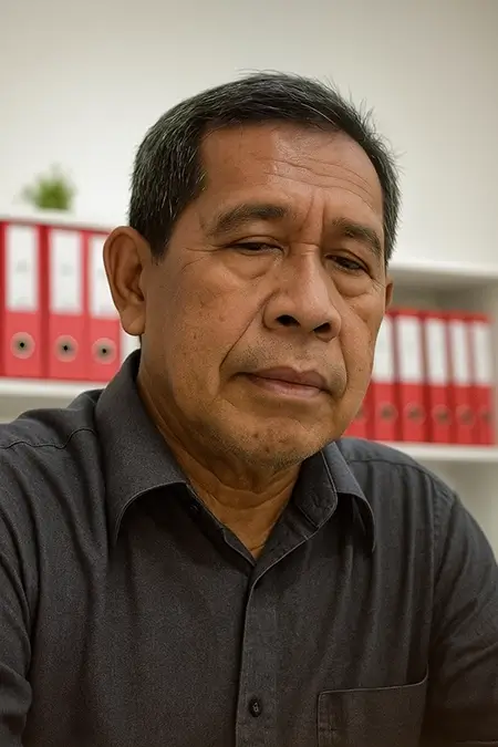 Budi Santoso, 58 tahun